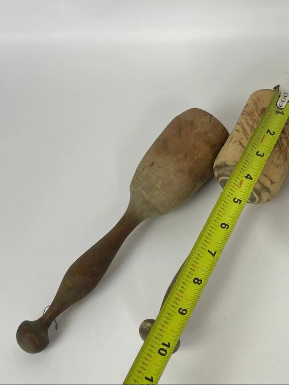 Antique Primitive Kitchen Mallets 19th C/Early 20th C Pair Cottagecore